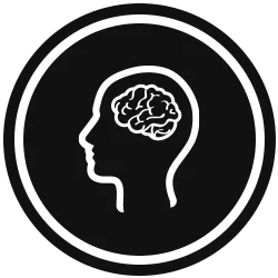 Brain Icon Black